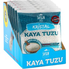 Saygın Kristal Öğütmelik Kaya Tuzu 6 x 500 gr + Kristal Kaya Tuzu Değirmenli 110 gr