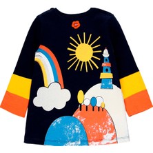 Boboli Kız Çocuk Sweatshirt Lacivert