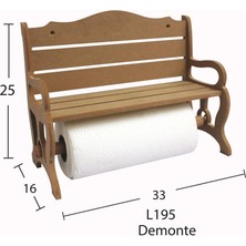 L195 Bank Havluluk, Boyanabilir Ham Ahşap Mdf Havluluk