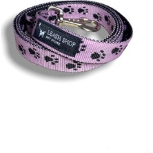 Leash Shop Lila-Siyah Sevk-Gezdirme Tasma Kayışı Eni 2,5 cm Boy 140 cm