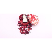 Home Dekor Hediye Sevgiliye Hediye Kalp Kutuda Meleğimsin Temalı Mini Boy Kar Küresi 6,5 cm Boy