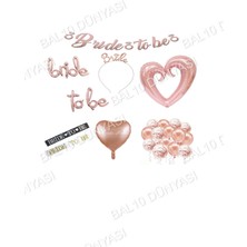 Bal10 Dünyası Bride To Be Bekarlığa Veda Partisi Seti-4