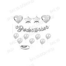 Bal10 Dünyası Bekarlığa Veda Partisi Gümüş Set