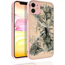 Kilifone - iPhone 11 - Kılıf Desenli Kamera Korumalı Parlak Nora Kapak