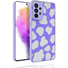 Kilifone - Galaxy A73 - Kılıf Desenli Kamera Korumalı Parlak Nora Kapak