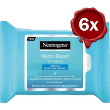 Neutrogena Hydro Boost Makyaj Temizleme Mendili 25' Li x 6