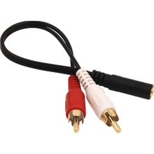 BK Teknoloji 3.5mm Dişi 2 Rca Erkek Stereo Ses Kablosu