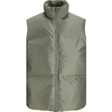 Jack & Jones Jprblakent Puffer Vest Gri Erkek Yelek 12213862-Mulle