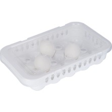 Rennway Hijyenik Yumurta Saklama Kabı 15 Bölmeli Kapaklı