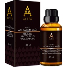 Altes %100 Saf Acı Badem Yağı / Bitter Almond Oil / Soğuk Sıkım 20ML