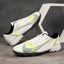 Sell Global BH09H571G2 Beyaz Erkek Ssivri Futbol Ayakkabıları Spor Ayakkabılar Kaymaz ve Aşınma Direnci Gündelik Ayakkabılar (Yurt Dışından)