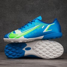 Sell Global BH09H571G2 Mavi Erkek Ssivri Futbol Ayakkabıları Spor Ayakkabılar Kaymaz ve Aşınma Direnci Gündelik Ayakkabılar (Yurt Dışından)