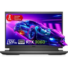 Dell Gaming G5 15 G55201800U Intel Core i7-12700H 16GB DDR5 512GB SSD RTX 3060 6GB 15.6 inç 120Hz Full HD Ubuntu Taşınabilir Oyuncu Bilgisayarı