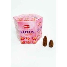 Hem Tütsü 10 Adet Geri Akış Backflow Şelale Tütsü Konisi Tütsü Back Lotus Vanilla