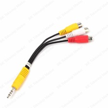 BK Teknoloji 3.5mm Mini Jack Av Erkek - 3x Rca Dişi Sesli Video Konektör