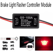 Galaxxy Flaş Strobe Kontrolörü Fren Işık Flaşör Modülü Araba LED Fren Stop Işık Lambası 12V Için (Yurt Dışından)