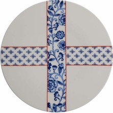 Porland Folksy Desen3 Düz Tabak 21CM