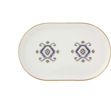 Porland Arabesque Desen5 Kayık Tabak 18CM
