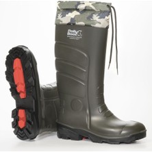 Polly Boot Galaxy Vega Koyu Haki Boğazlı Çizme