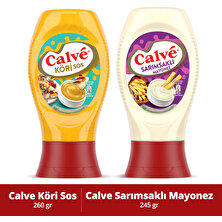 Calve Sos Köri 260 g + Calve Mayonez Sarımsaklı 245 g