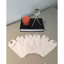 Ays Socks Boutique 6'lı Burger Desenli Bilek Çorap