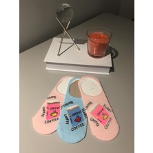 Ays Socks Boutique 3'lü Desenli Kadın Babet Çorap