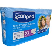 Canped Belbantlı Tekstil Yüzeyli Hasta Bezi Ekstra Büyük XL 30
