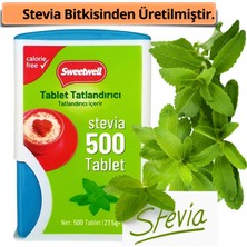 Sweetwell Stevia Tablet Tatlandırıcı 2 x 500 Tablet