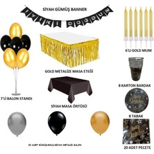 Çıtı Pıtı Store Siyah Gold Gümüş Doğum Günü