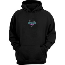 The Wert  Game Over Baskılı Siyah Sweatshirt