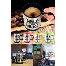 Hediye Biziz Self Stirring Mug - Kendi Kendini Karıştıran Mikser Kupa Termos Bardak