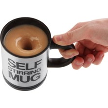 Hediye Biziz Self Stirring Mug - Kendi Kendini Karıştıran Mikser Kupa Termos Bardak