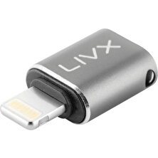 LivX 20w Type C To Lightning Çevirici Dönüştürücü iPhone Yuva Çevirici Otg Adaptör Otgmt