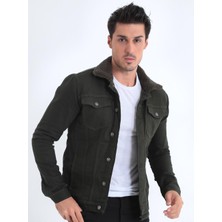 Comstarmoda Erkek Içi Kürklü Kot Ceket