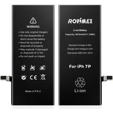 Rovimex Apple iPhone 7 Plus Rovimex Yüksek Kapasite Batarya Pil