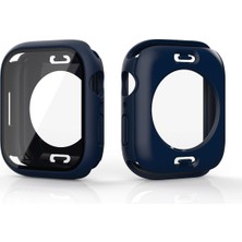 AktarMobile Apple Watch 7 45 mm Uyumlu Ekran Koruyucu 360° Kasa Koruma Tüm Gövde Kapak Darbe Emici