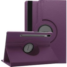 Zipax Samsung Galaxy Tab S7 Fe Lte T736 Kılıf 360 Derece Dönebilen Standlı Kılıf Zipax-Dönebilen