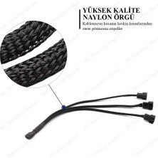 BK Teknoloji Yüksek Kalite 3 Lü Fan Çoklayıcı Pwm Y Splitter Kablo