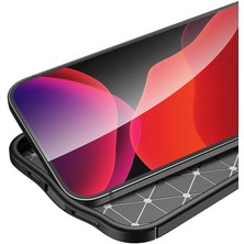 Nevarium  iPhone 14 Pro Kılıf Deri Dokulu Silikon - Lacivert