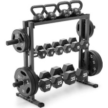 Elit Ağırlık Plaka Dambıl Kettlebell Standı Rack