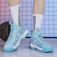 Sell Global BH01H88502 Açık Mavi Erkek Basketbol Ayakkabıları Spor Ayakkabılar Kaymaz ve Aşınma Direnci Gündelik Ayakkabılar (Yurt Dışından)