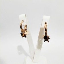 Hg.Aksesuar Kadın Xupıng Özel Seri Rodyum Kaplama Yıldız Figürlü  Shakira Küpe