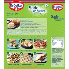 Dr. Oetker Glutensiz Sade Un Karışımı 250 gr