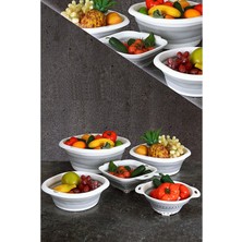 Lira 5'li Akordiyon Katlanır Mutfak Seti - Katlanabilir Süzgeç Badya Seti