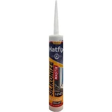 Hatfix Silikonize Beyaz Mastik 450GR