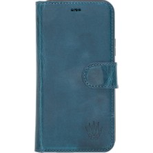 Watchofroyal Magıc Wallet Apple iPhone 11 Pro Turkuaz Cuzdan + Kılıf