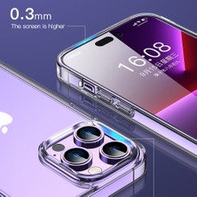 ZH Store iPhone 14 Pro Max için Çiçek Desenli Telefon Kılıfı - Gökyüzü mavi