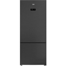 Beko 674580 Edı E Enerji Kombi No Frost 2 Kapaklı Dark Inox Buzdolabı