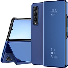 Qichengda Samsung Galaxy Z Fold 4 Kaplama Aynası Sert Pc Pu Tam Darbeye Dayanıklı Koruma Cep Telefonu Kılıfı Kapağı (Yurt Dışından)