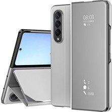 Qichengda Samsung Galaxy Z Fold 3 Kaplama Aynası Sert Pc Pu Tam Darbeye Dayanıklı Koruma Cep Telefonu Kılıfı Kapağı (Yurt Dışından)